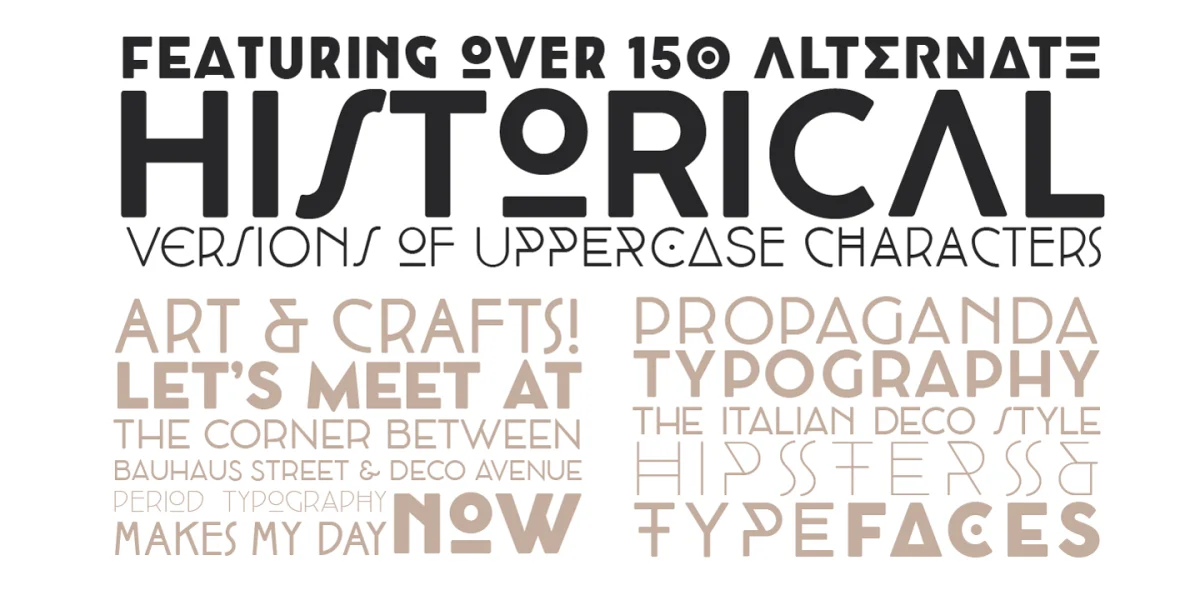Coco Gothic Font Family preview 8