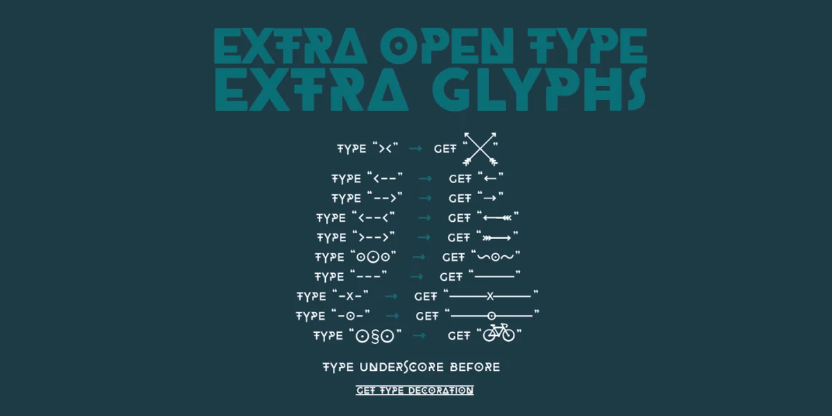 CocoBikeR Font preview 6