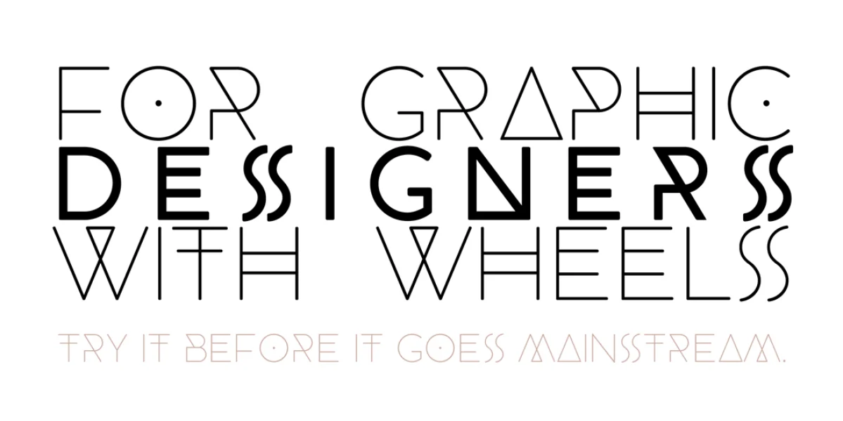 CocoBikeR Font preview 8