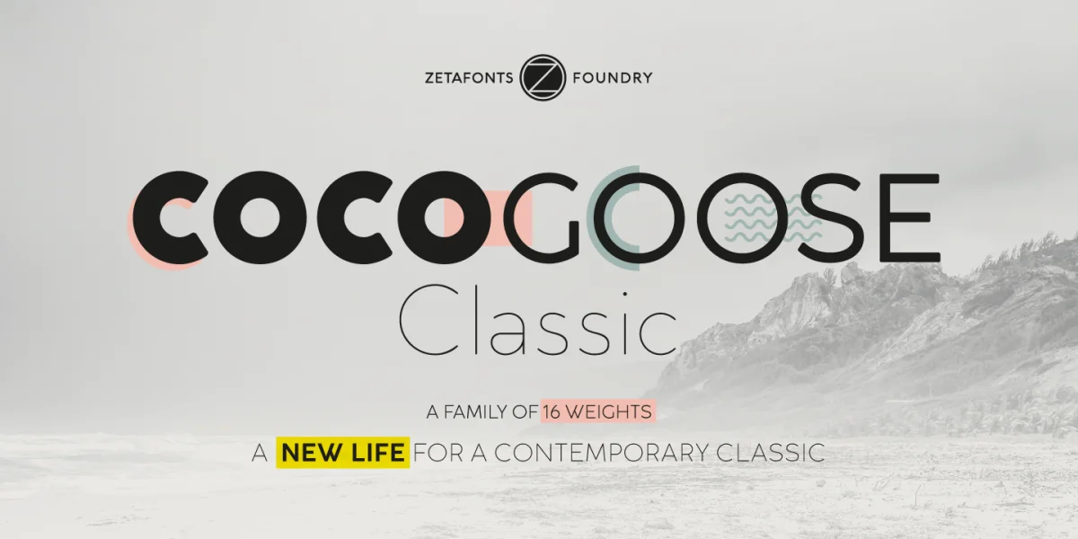 Cocogoose Classic Trial Font Family