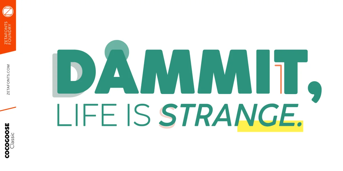 Cocogoose Classic Trial Font Family preview 2