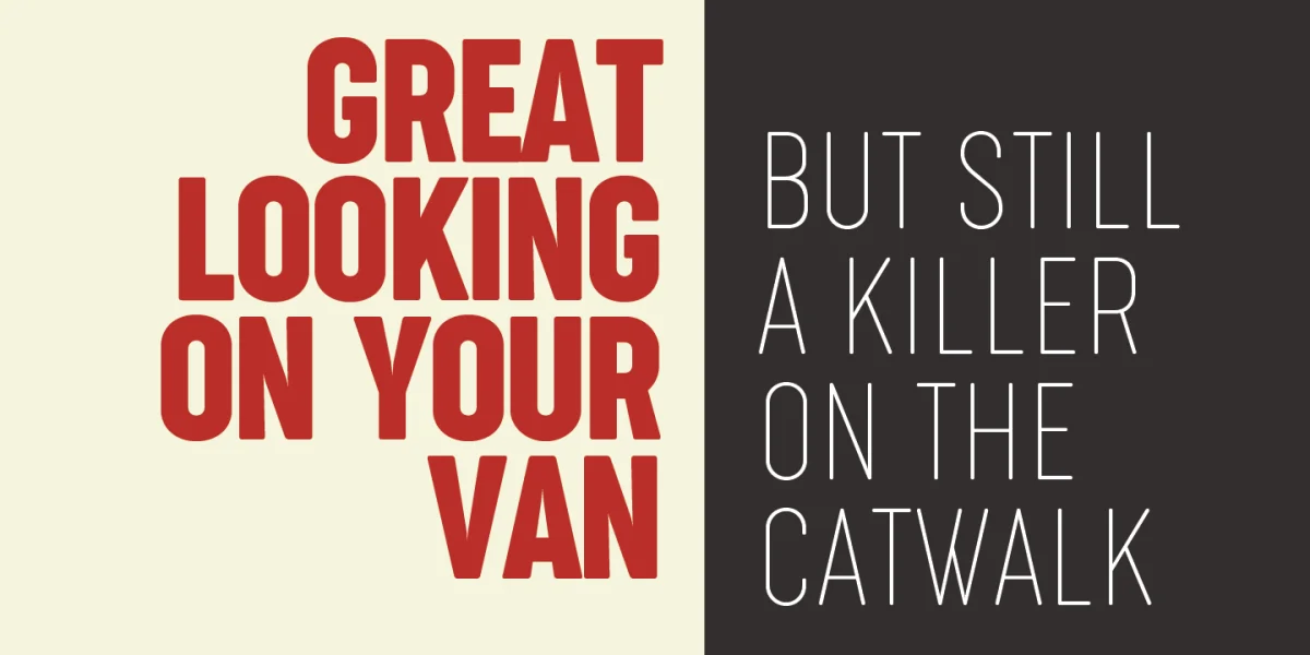 Cocogoose Narrows Font Family preview 3