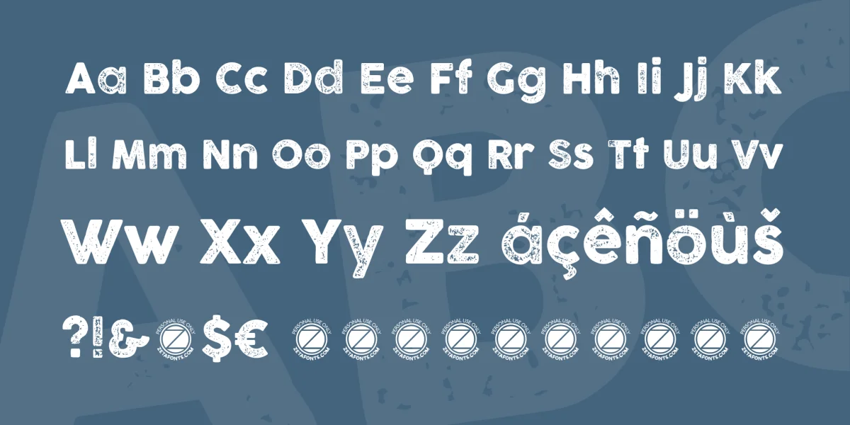 COCOGOOSE LETTERPRESS Font preview 5