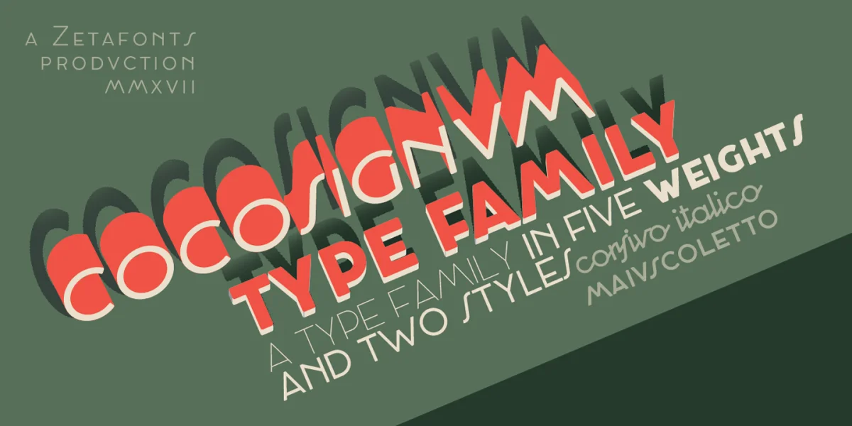 Cocosignum Font Family
