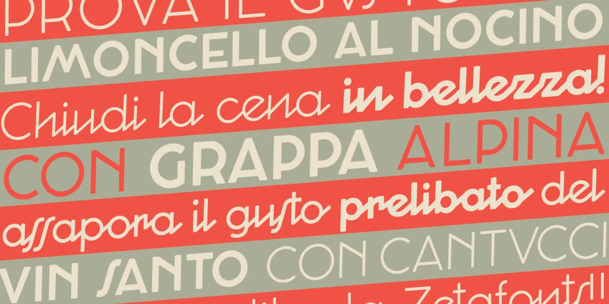 Cocosignum Font Family preview 3
