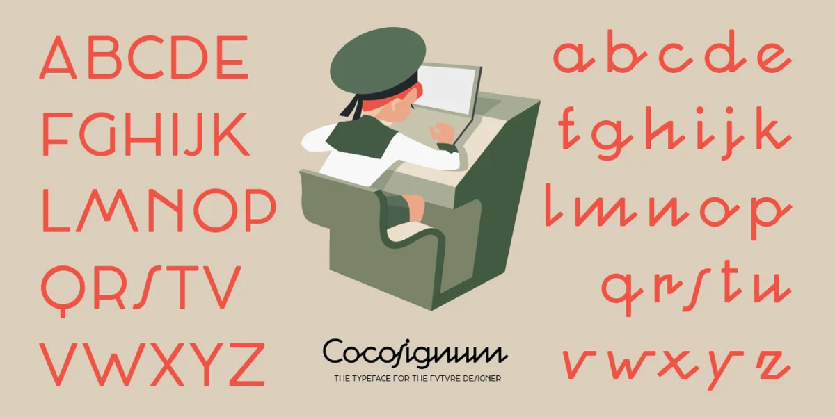 Cocosignum Font Family preview 4