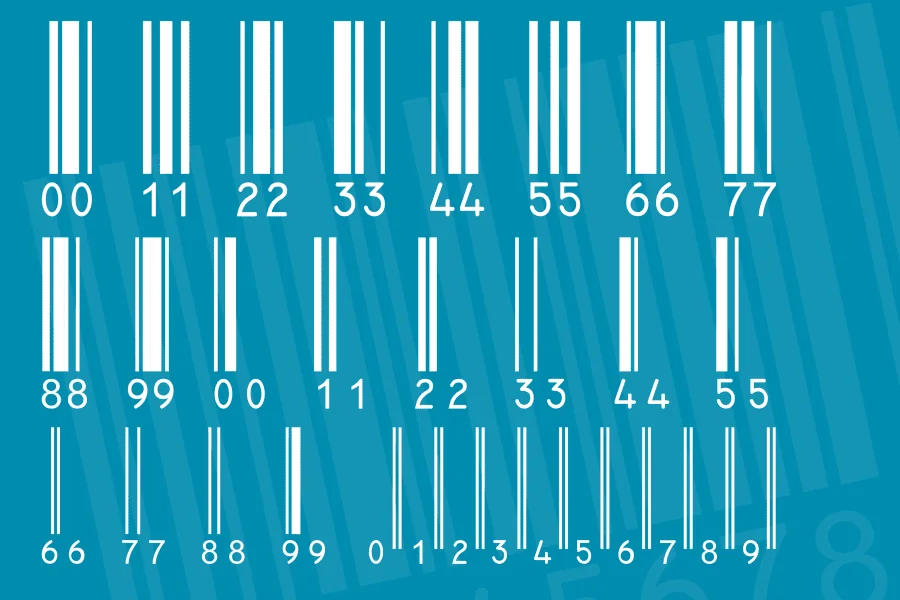 Code EAN13 Font preview 2