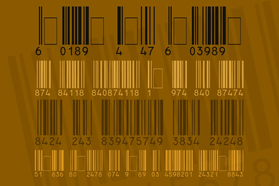 Code EAN13 Font preview 3