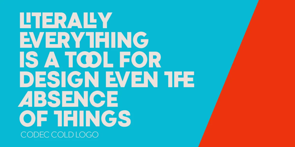 Codec Font Family preview 4