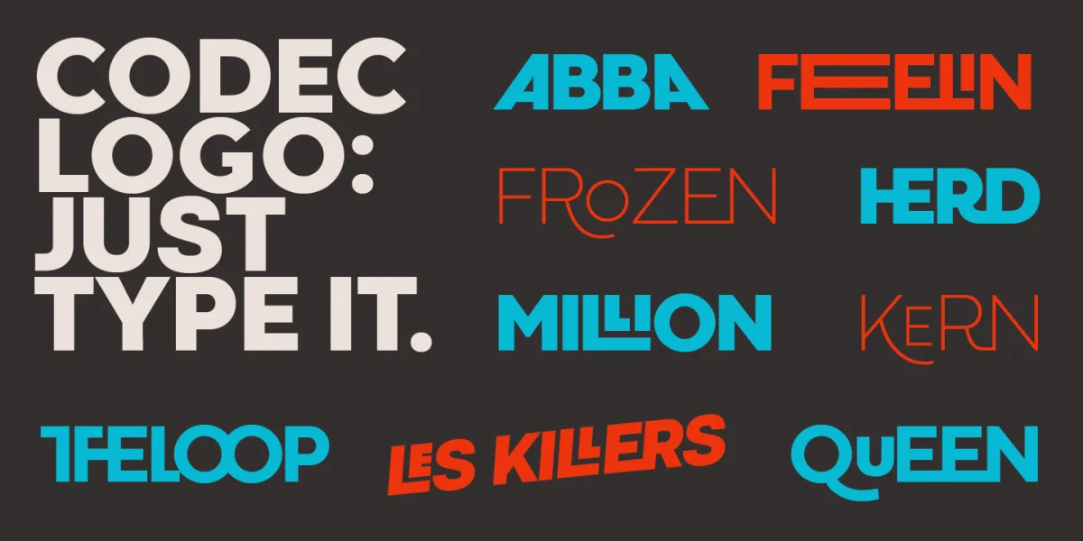 Codec Font Family preview 7