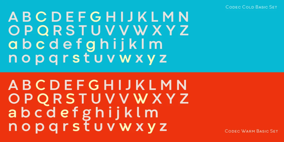 Codec Font Family preview 9