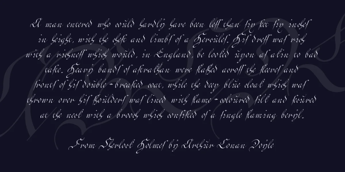 Cöntgen Kanzley Font Family preview 3