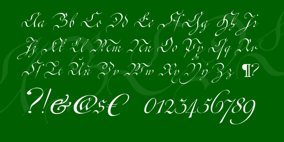 Cöntgen Kanzley Font Family preview 4