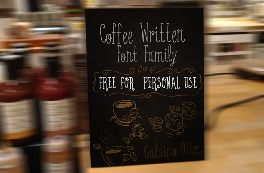 Coffee Written Font Family