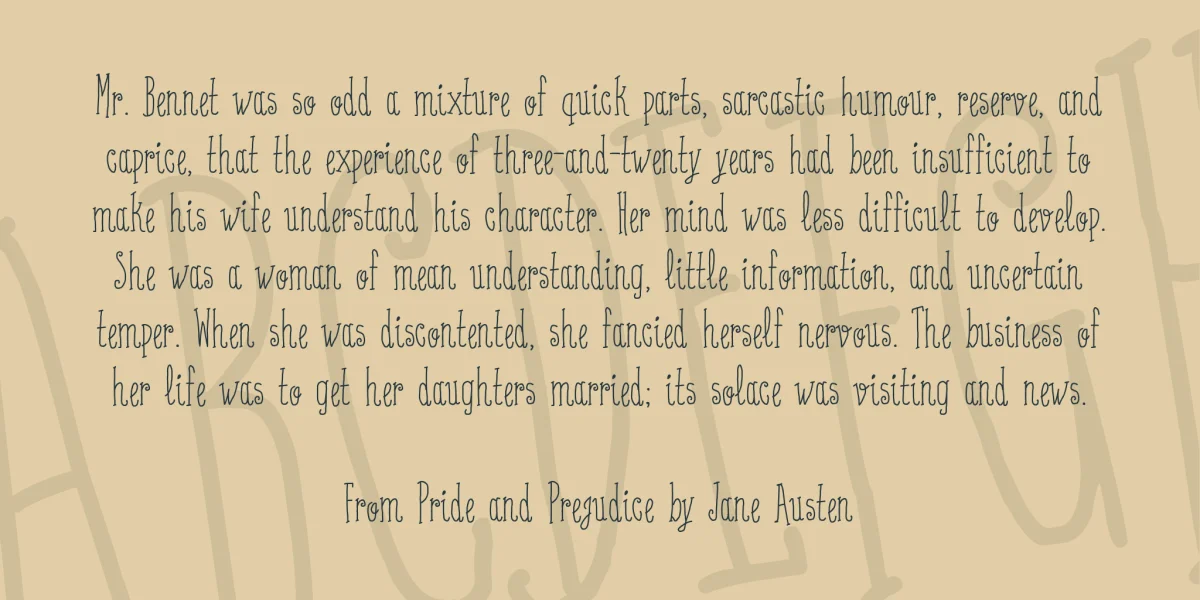 Coffee Written Font Family preview 3