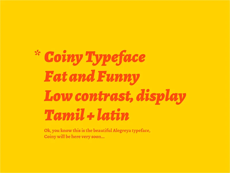 Coiny Regular Font