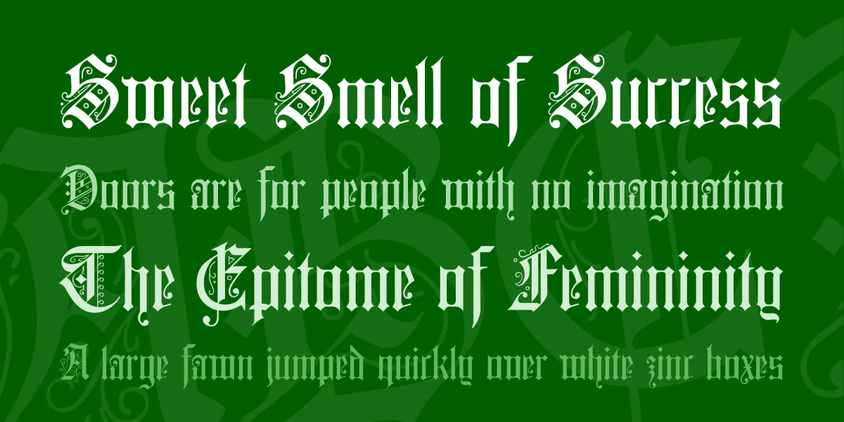 Colchester Font preview 2