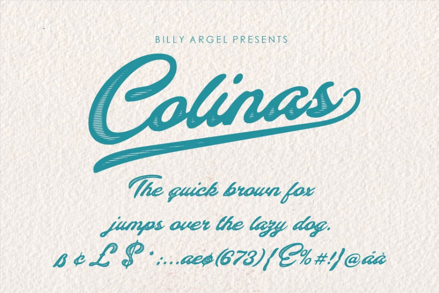 Colinas Personal Use Font preview 4
