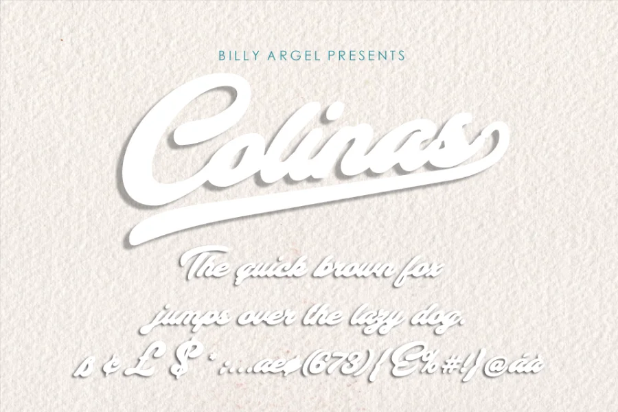 Colinas Personal Use Font preview 5