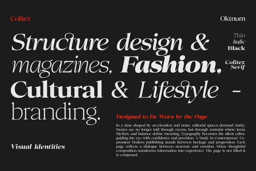 Colitez Serif Font preview 11