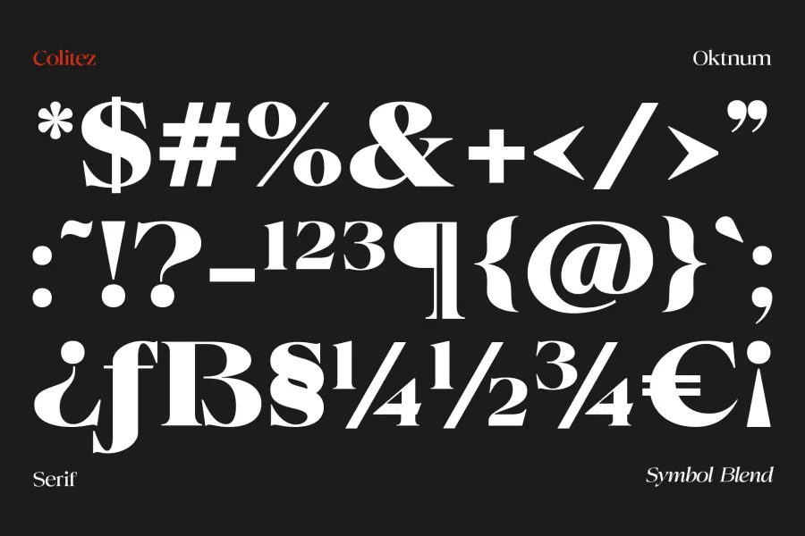 Colitez Serif Font preview 12