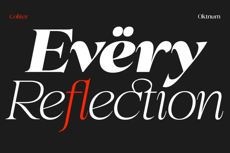 Colitez Serif Font preview 6