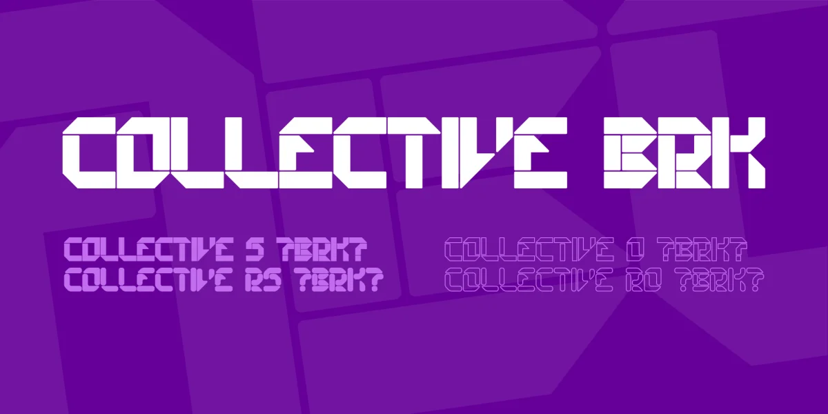 Collective BRK Font Family