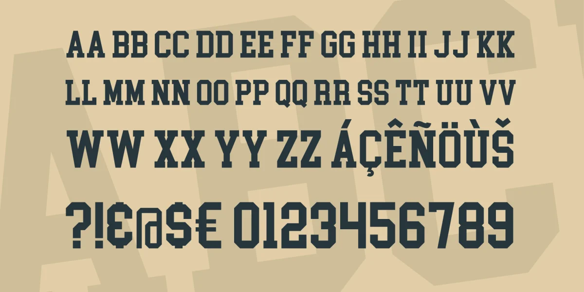 College Block Font preview 3