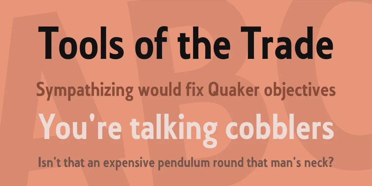 Collegiate Font preview 2