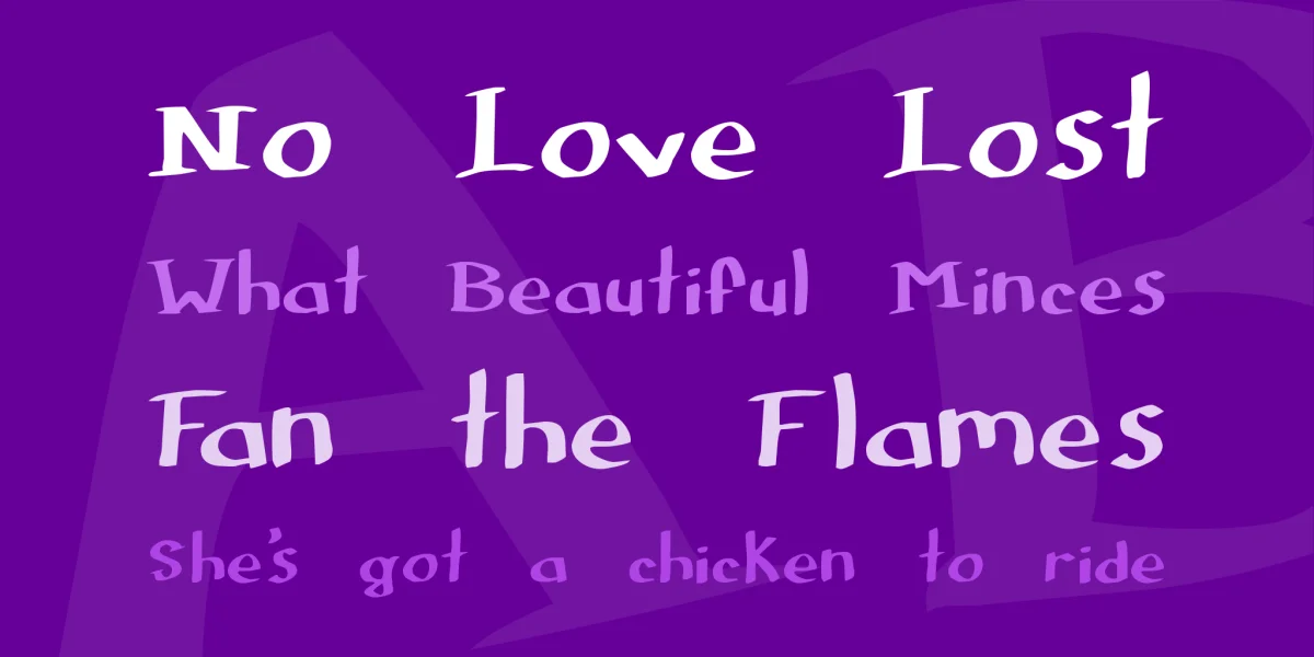 Colophon DBZ Font preview 2