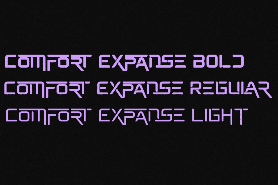 Comfort Expanse Demo Font preview 7
