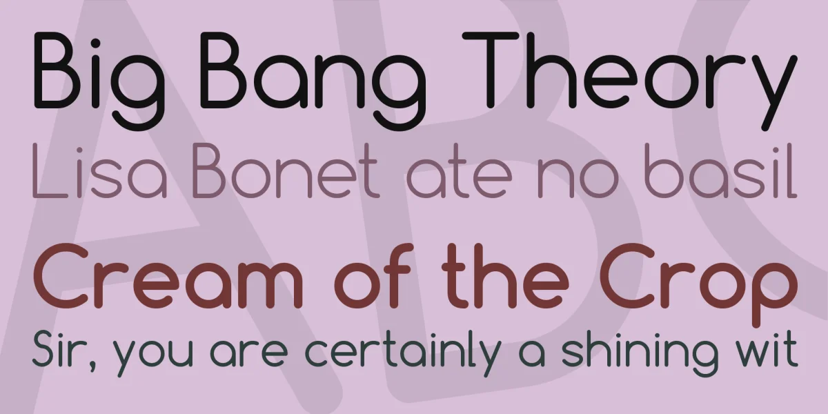 Comfortaa Font Family preview 2