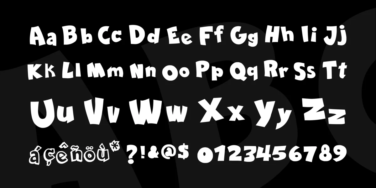 Comica BD Font Family preview 3