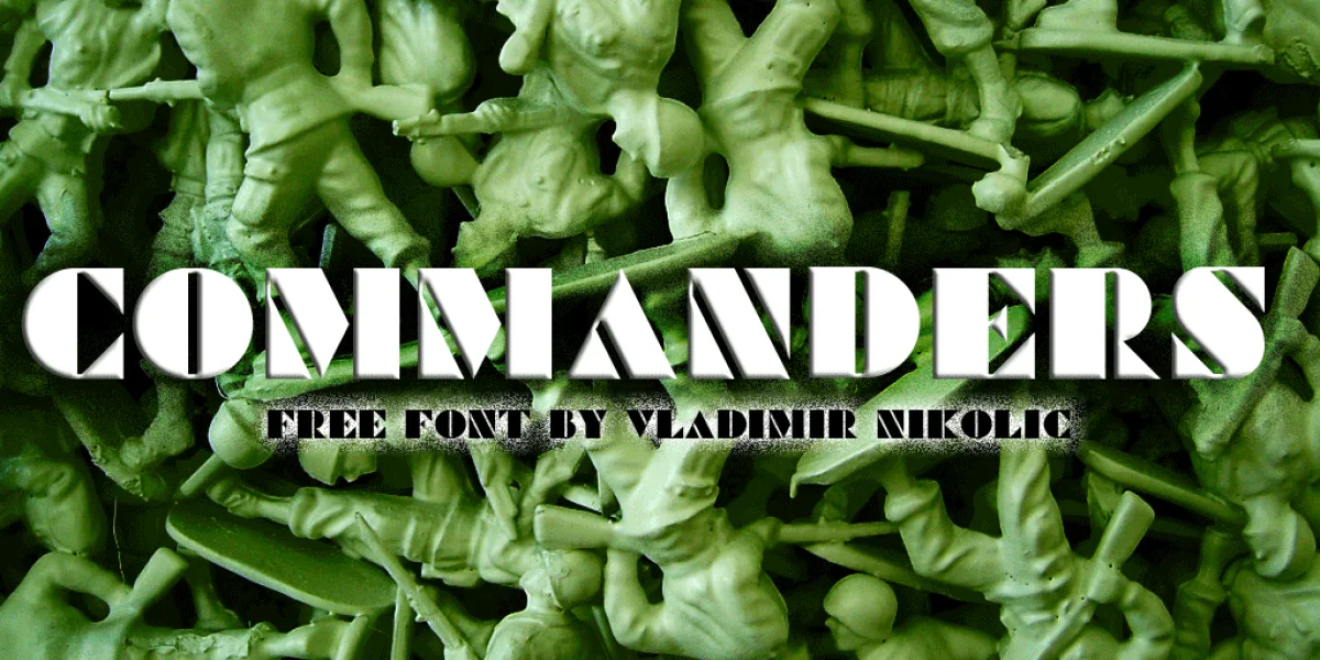 Commanders Font