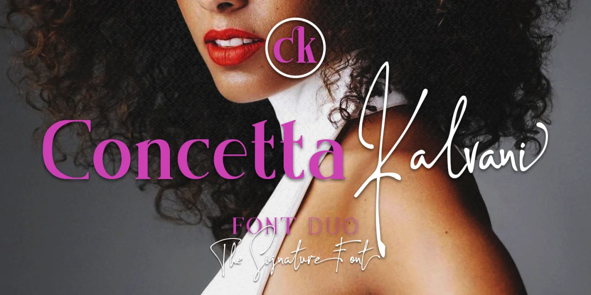 Concetta Kalvani Font preview 10