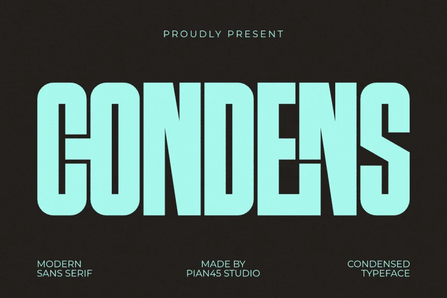 Condens Font