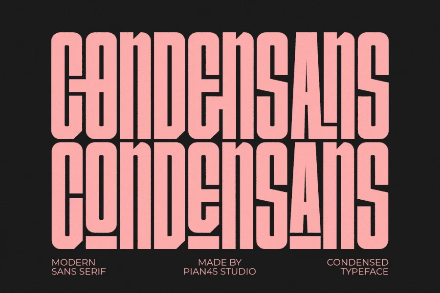 Condensans Font