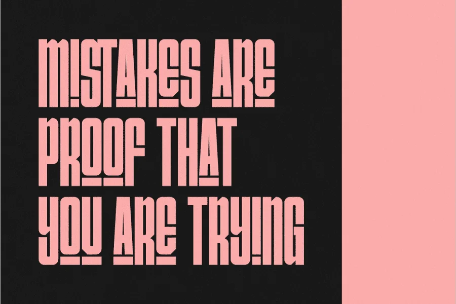 Condensans Font preview 4