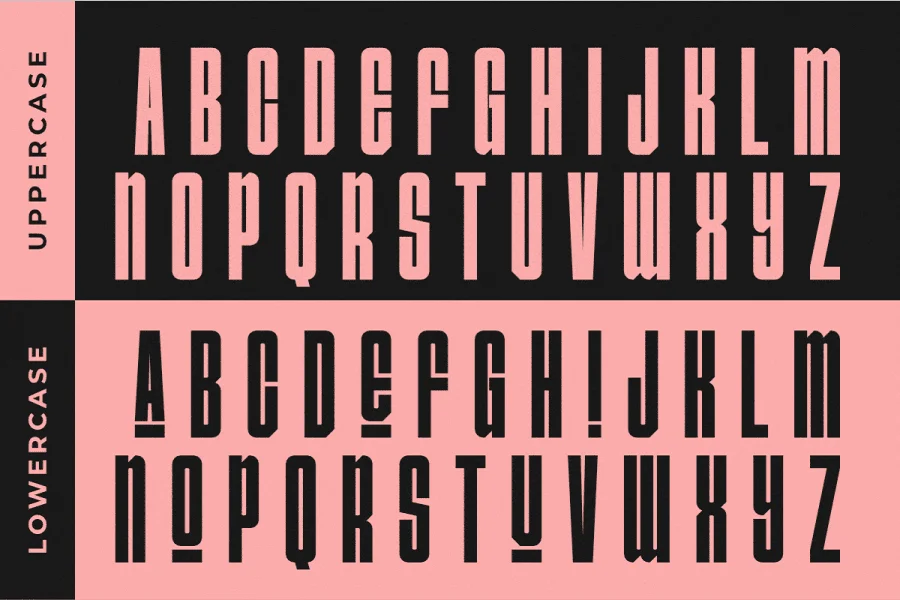 Condensans Font preview 5