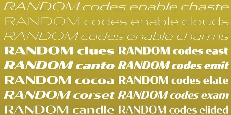 Condor Font Family preview 3