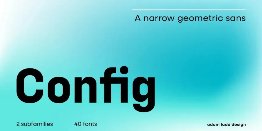 Config Font Family preview 2