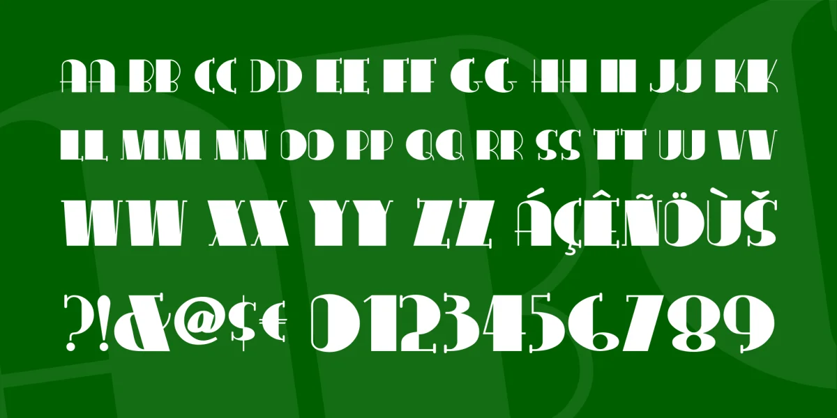 Conga Line NF Font preview 2