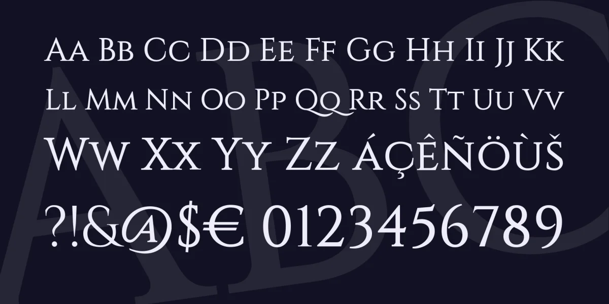 Constantine Font preview 4