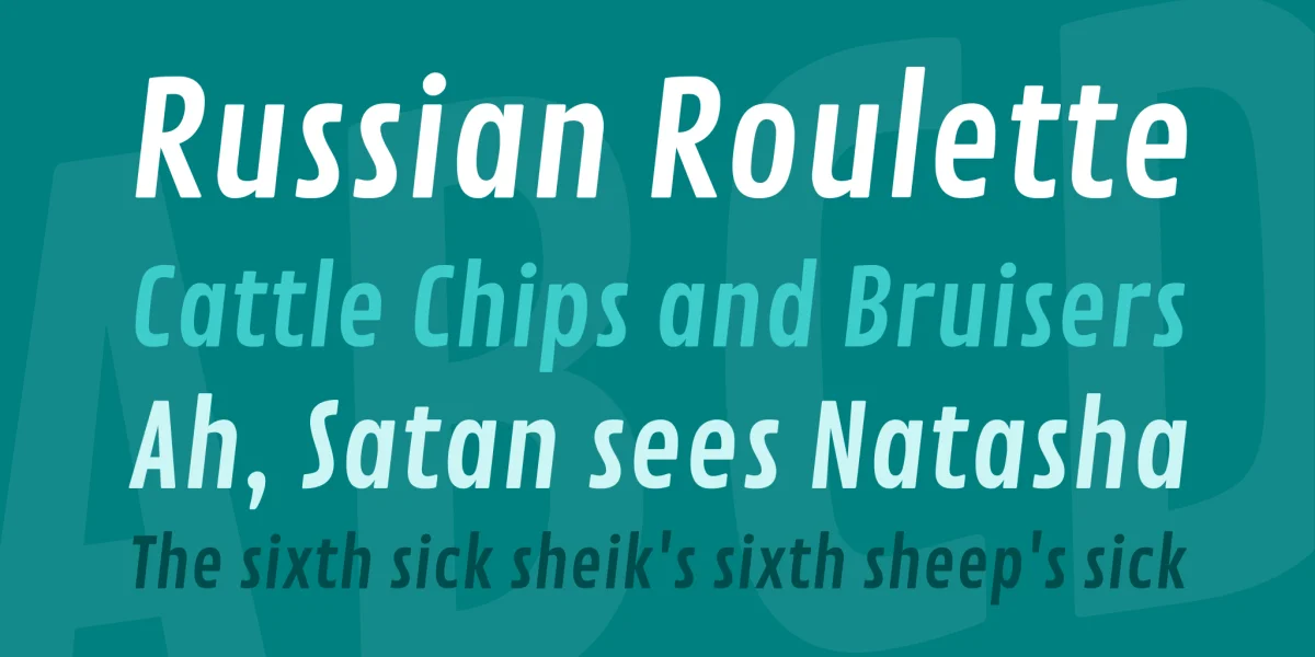 Contrail One Font preview 2