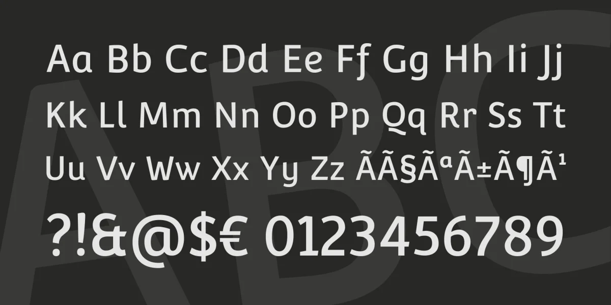 Convergence Font preview 4