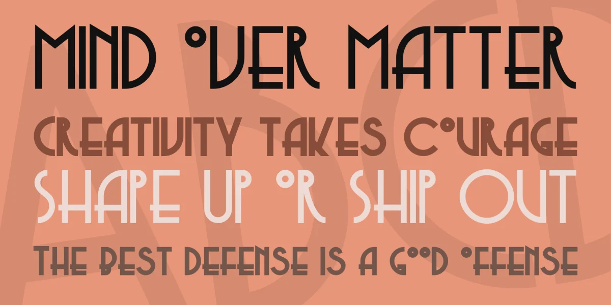 Copasetic NF Font Family preview 2