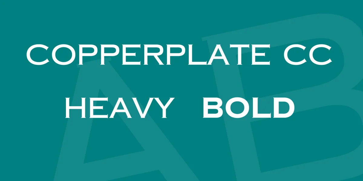 Copperplate CC Font Family