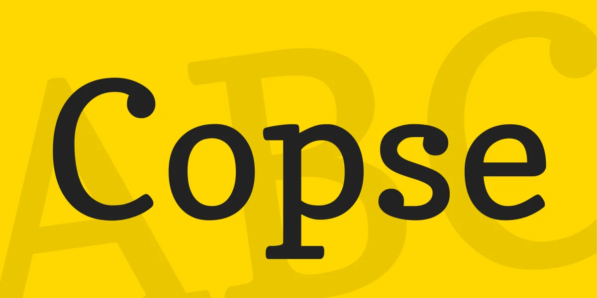 Copse Font