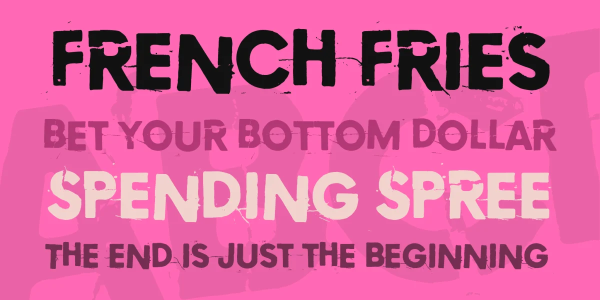 Copycat 759 Font preview 5