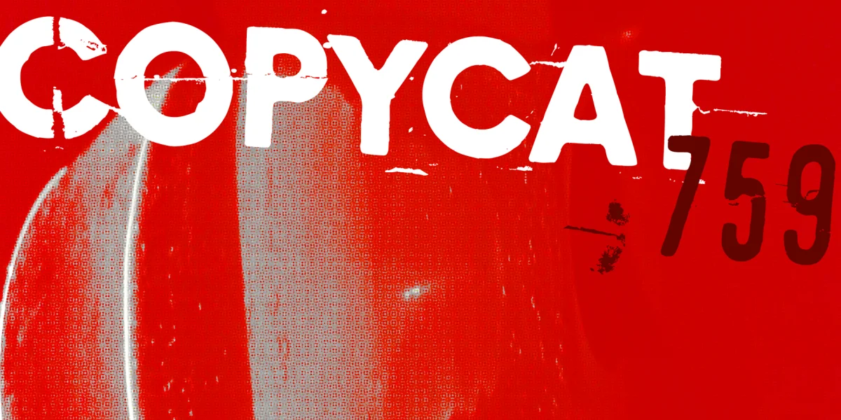 Copycat 759 Font preview 7